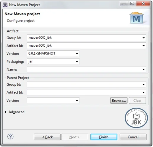 Configure New Maven Project