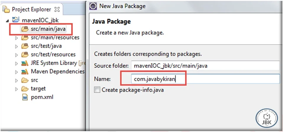 Add New Java Package in Maven Project